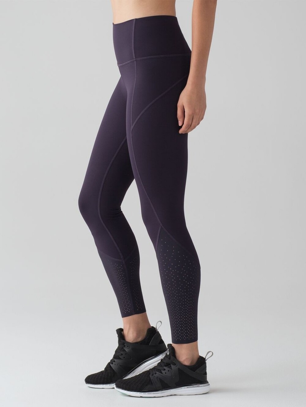Lululemon Anew Tight Black Grape 25" Leggings Size 10